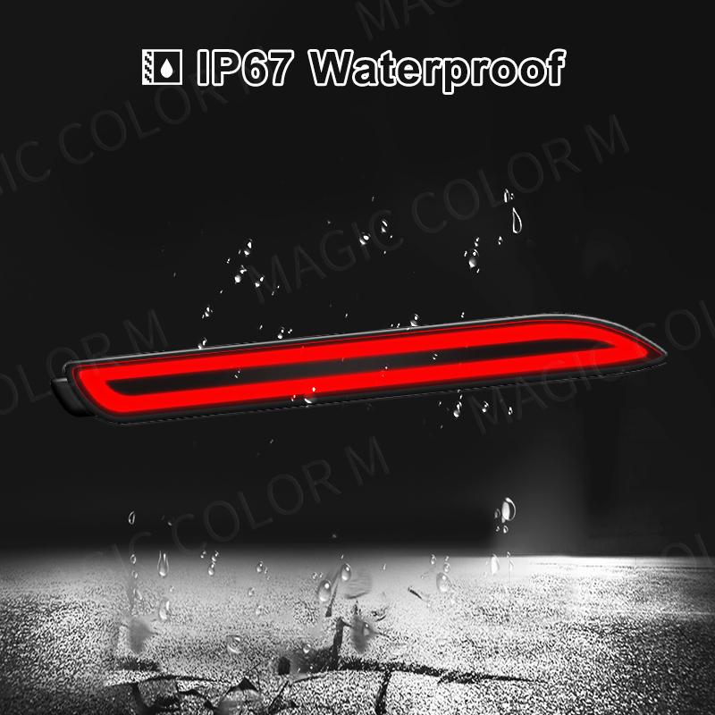 For Toyota RAV4 Camry Rear Light Kit Reflector Fog Lamp Bumper Brake Red for Lexus IS-F GX470 RX300 Sienna Venza Reiz Innova