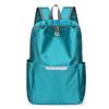 Portable Large Capacity Business Backpack Reflective Solid Color Travel Backpack Waterproof Nylon Student Schoolbag Women