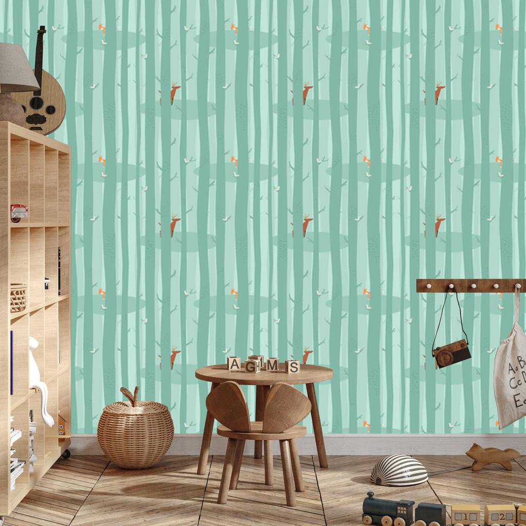 Trees forest and nature wallpaper for living room and bedroom 50x1000