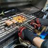 BBQ Mikrowellenhandschuhe Hochtemperaturbeständig Grillhandschuhe 800 Grad Feuerfest Hitzebeständig Isolierhandschuh zum Backen