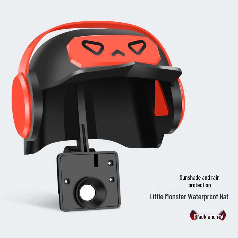 Compact Rainproof Phone Holder with Sunshade Umbrella for Motorcycles and Scooters