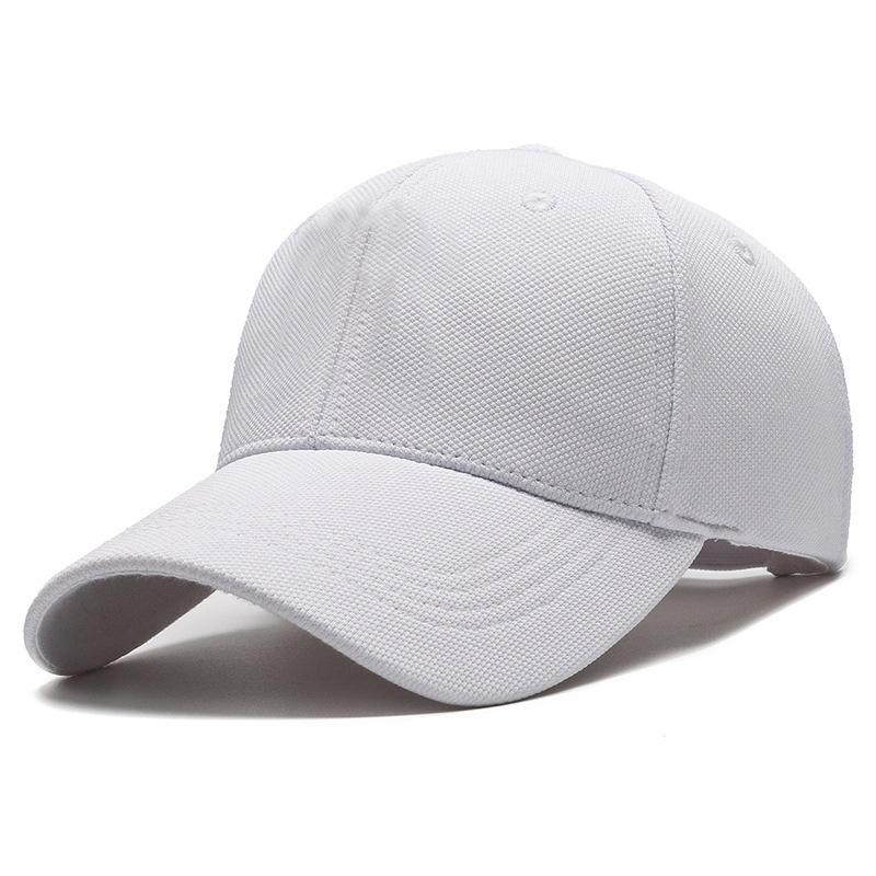 Lightweight, Breathable Adjustable Baseball Cap Solid Color Unisex Baseball Cap Ideal for Outdoor Sports and Gifts Adjustable белый