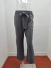 2024 Damen Sommer Baumwolle Leinen Weitbein Hose mit Gummizug