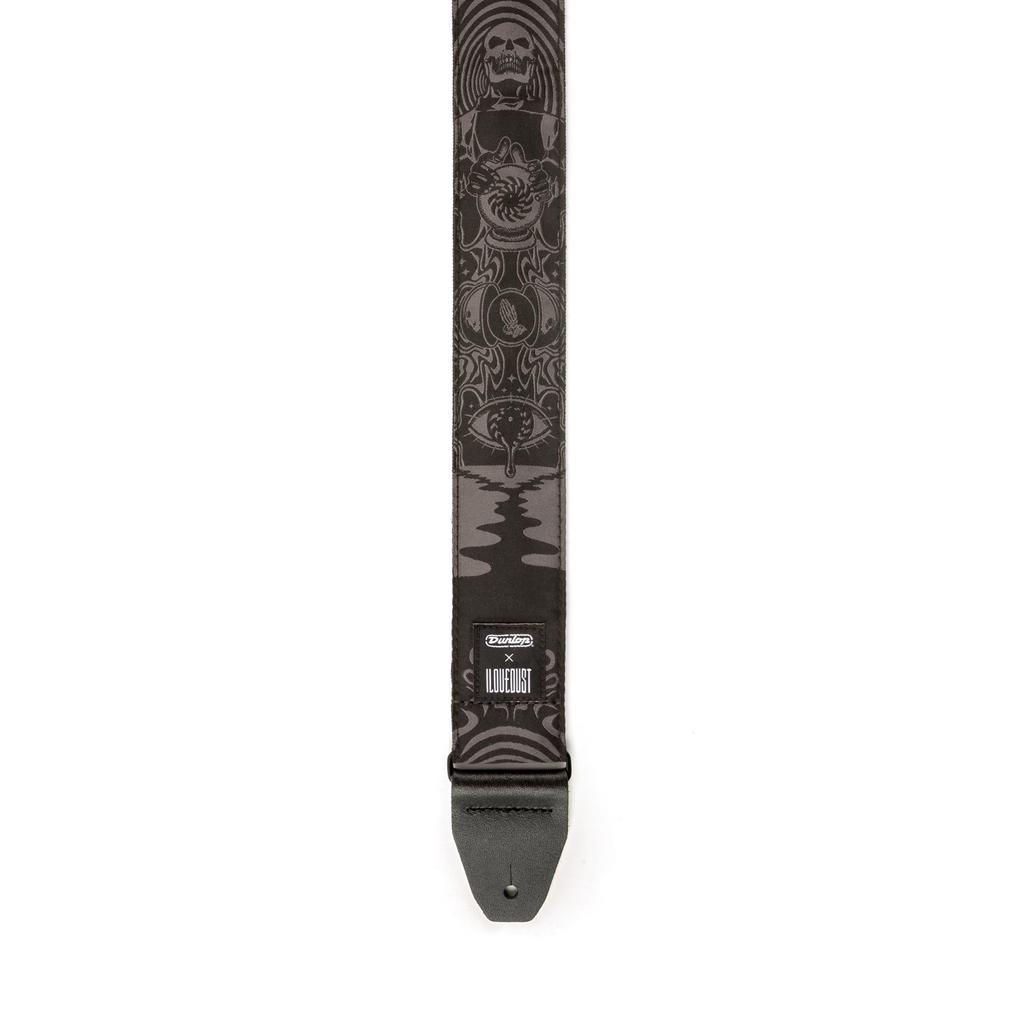 Jim Dunlop ILD13 I LOVE DUST Endless Midnight Guitar Strap