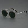 Retro Metal Frame High Quality Sunglasses for Women Men Trendy Punk Round Sun Glasses Luxury Brand Designer Driving Shades Women