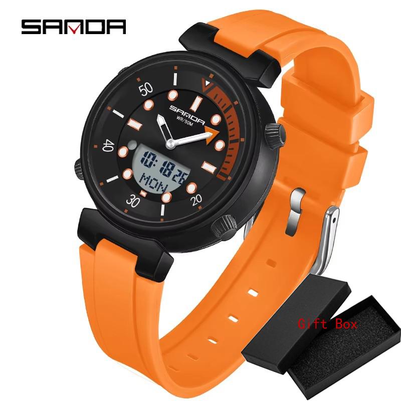 SANDA Top Luxury Fashion Sport Men's Watches Waterproof Quartz Watch Casual Wristwatch for Male Clock Relogio Masculino 3122