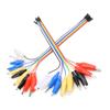 Crocodile Clip To Jump Wire 20pin MaleFemale Jumper Breadboard Test  Cable 20cm