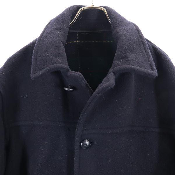 Brooks Brothers 80s Made in England Vintage Melton wool Stainless collar coat Men's Used
