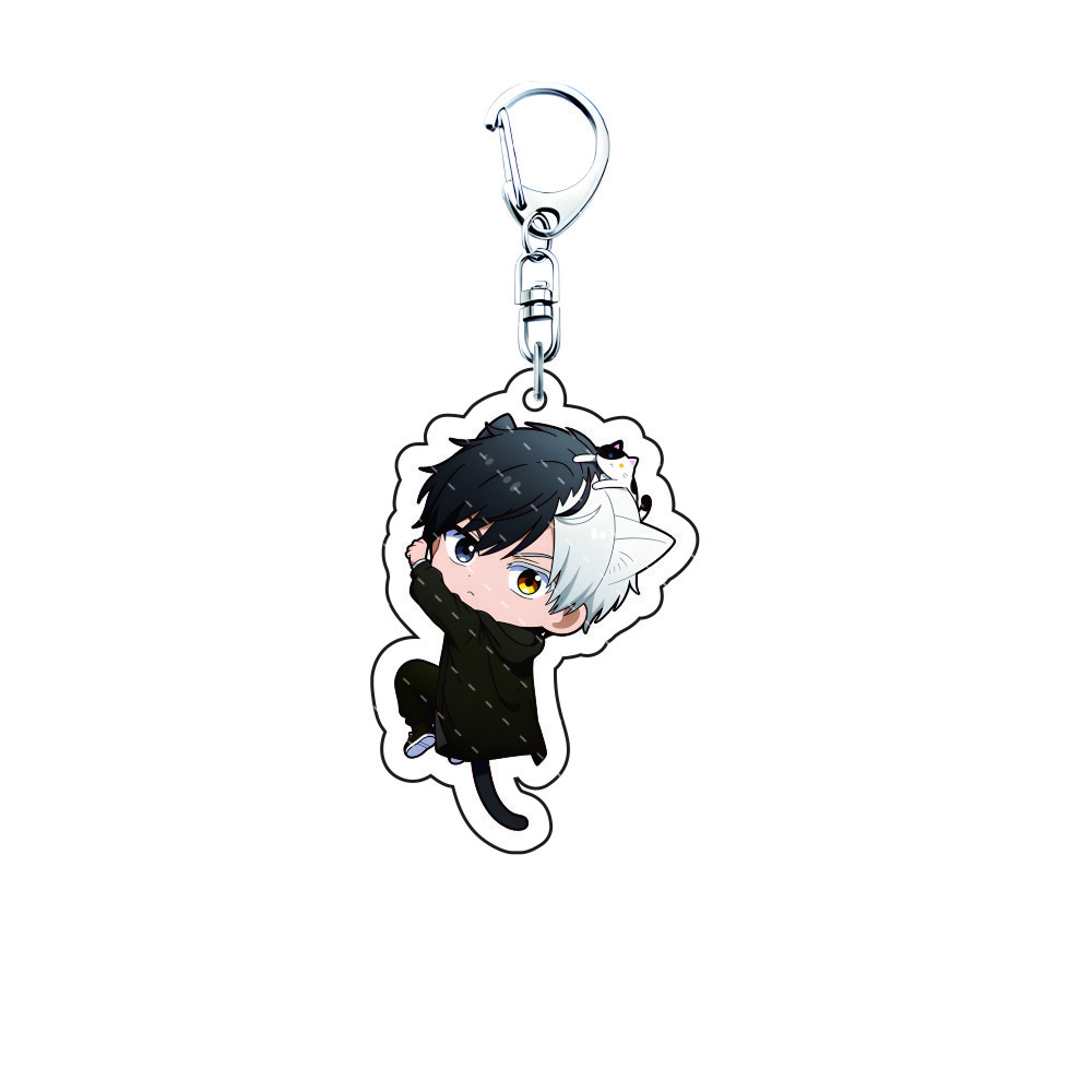

Anime WIND BREAKER 6cm acrylic Keychain key chain big stand brand Sakura-harusugita Keitaro decoration key ring Gift 6 cm