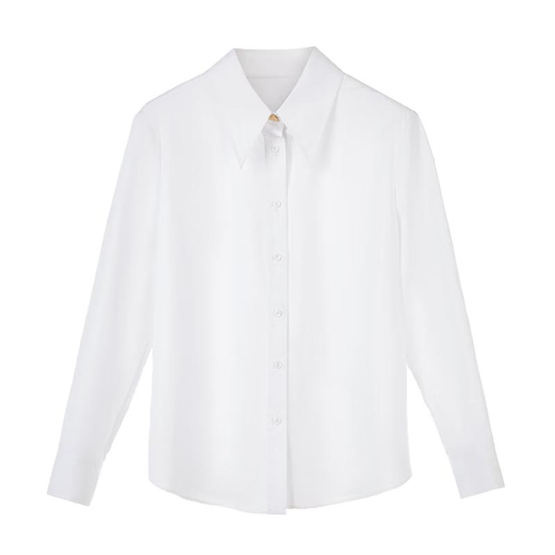 Women's French Style Long Sleeve Commuter Blouse