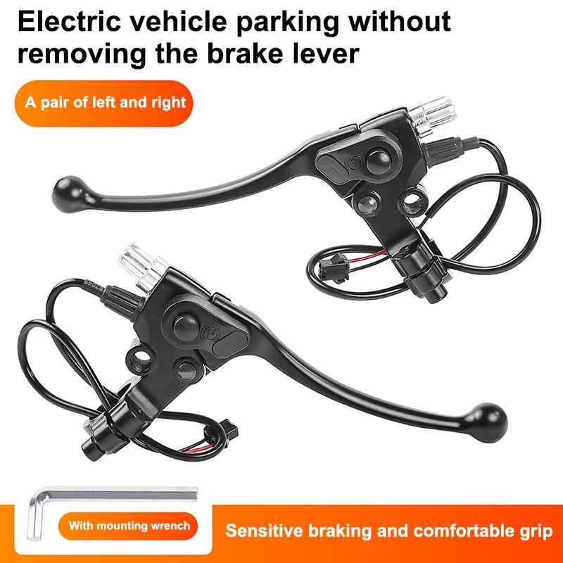 BMX Brake Levers for Electric Bicycles Ultralight Aluminum Alloy Design for Enhanced Brake Control for City Commuting