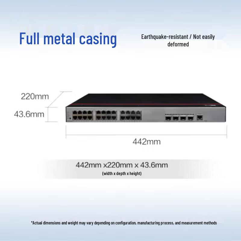 

Huawei KunLun S5735S-L24P4X-A2POE Managed PoE Switch