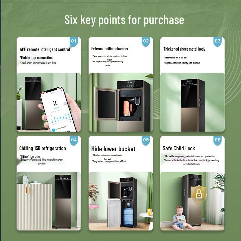 Midea Smart Bottom-Loading Hot & Cold Water Dispenser