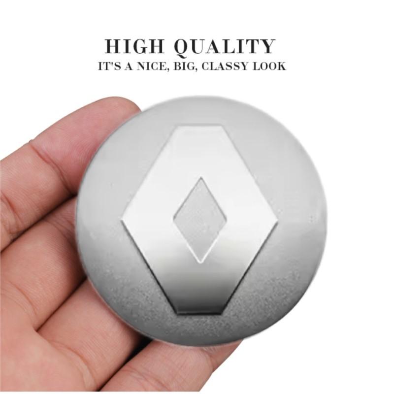 4PCS 56mm Car Wheel Hub Center Caps Emblem Sticker Styling For Renault RS Megane 2 3 4 Trafic Scenic 2 Clio Captur Twingo QM6