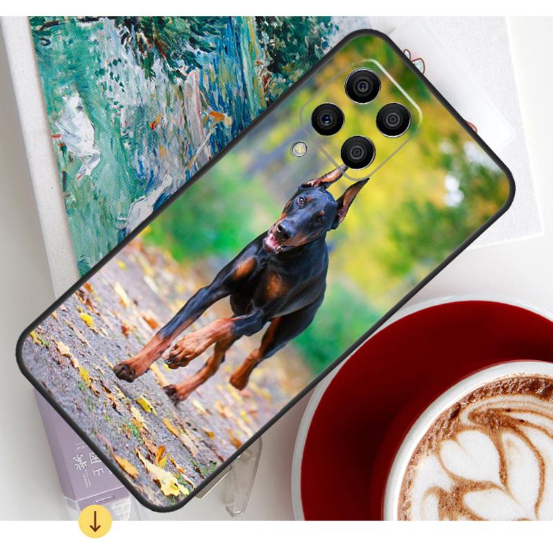 Doberman Dog Case For Samsung Galaxy M20 M31 M16 M36 M56 M33 M53 M13 M12 M32 M52 M15 M55 M14 M35 M34 M54