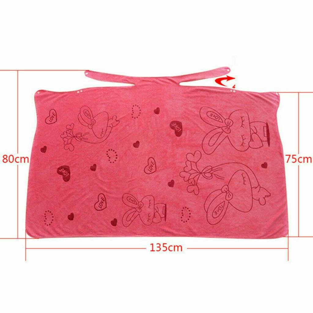 Tělo županu pro ženy do koupelny Nositelné ručníky do sprchy SPA Wrap Rychleschnoucí