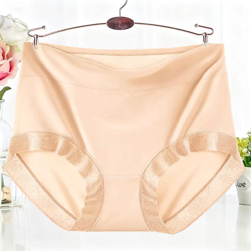 Large Size Women's Mid-waist Underwear Is Soft and Breathable, Skin-friendly and Comfortable, Daily Panties