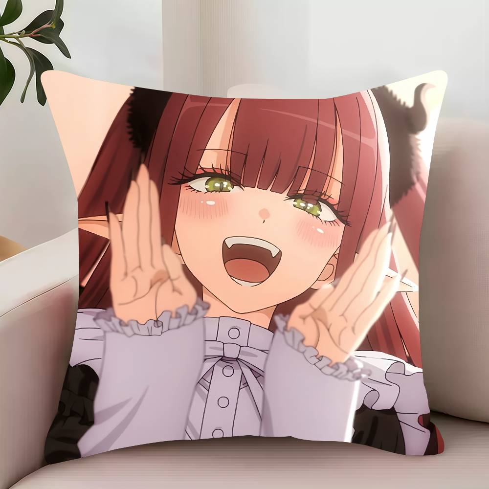 Bilibili Anime M-Marin Kitagawa Pillow Case Decor Protective Covers Comfortable Soft For Sofa Living Room Home Office