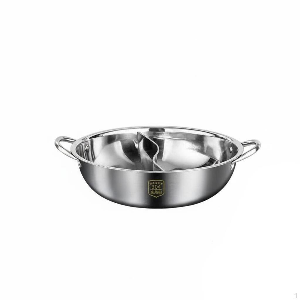 Divided Pot Gas Cooktop Safe Cookware Easy to Clean for Restaurant