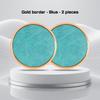 For Toyota Camry Crown Majesta Highlander Land Cruiser Car Water Cup Pads Leather Alloy Coaster non-slip Mat Interior Accessorie