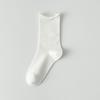 Female Spring and Autumn Pure Cotton Sweat Absorbing Boneless Loose Mouth In The Tube Pile Socks