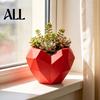 Vaso Decorativo da Giardino Forma Geometrica Cuore Fioriera, Fiore Decorativo per Fioriera Piccola da Interno Esterno, Fioriera Creativa Amore Casa Balcone