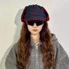 Multi-functional Earflaps Visor Hat Japanese Style Windproof Pilot Cap Ear Protection Cap  Autumn