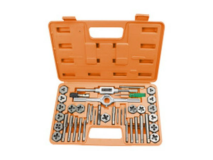 Zinklegierung Gewindebohrer- und Schneideisen-Schlüssel Kombinationsset