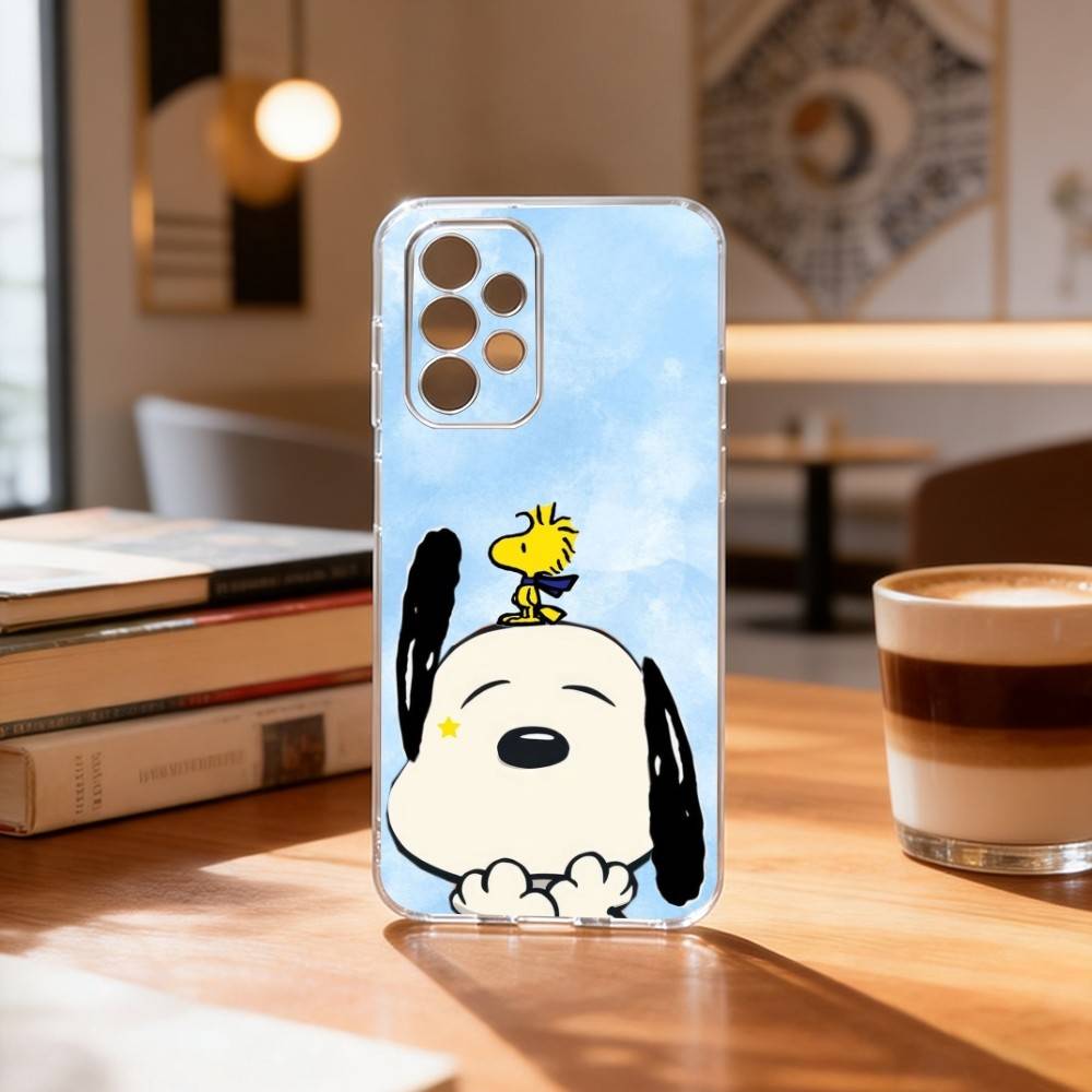 O-l S-noopy-Y  Phone Case For Samsung S25,S24,S21,S22,S23,S30,Ultra,S20,Plus,Fe Transparent Cover