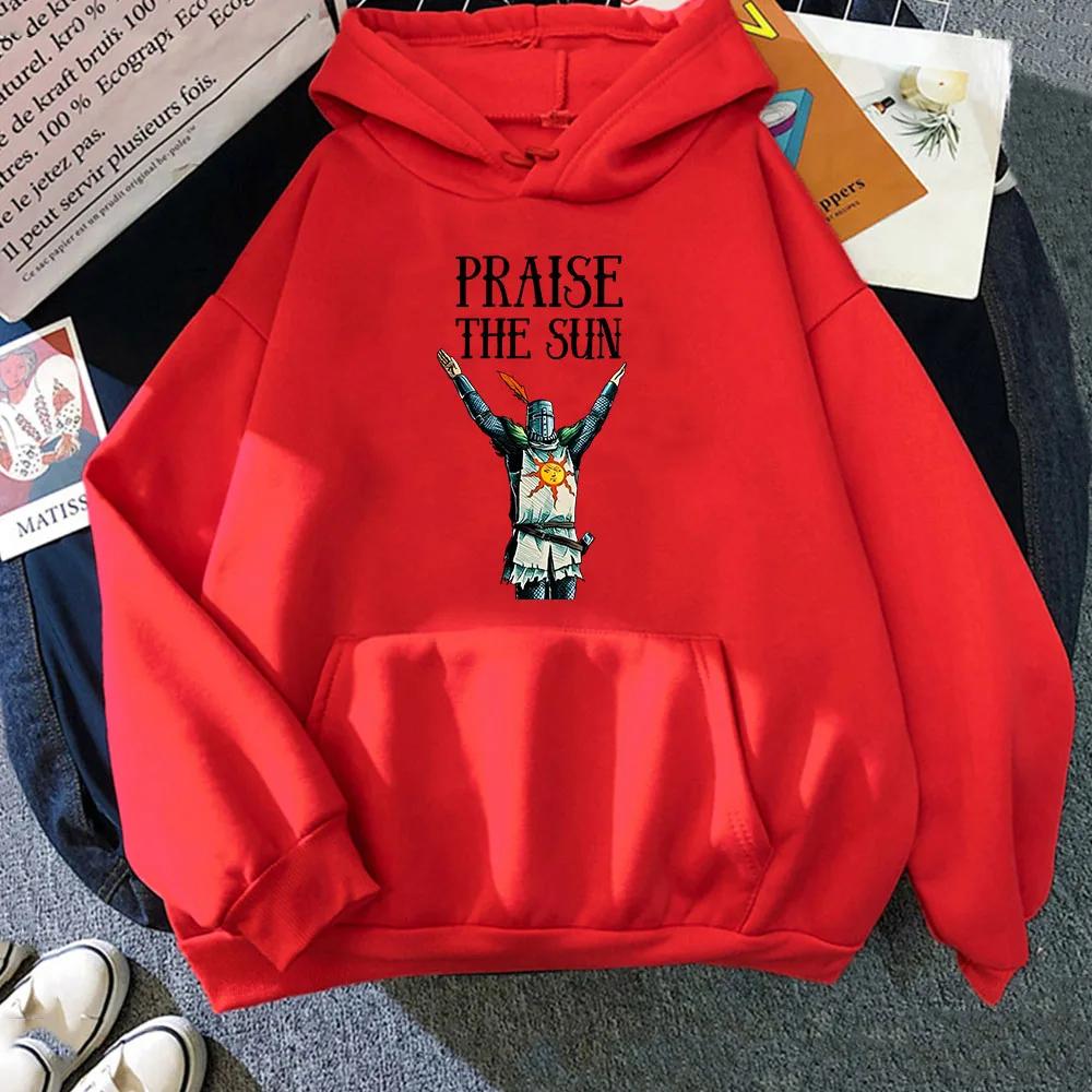 Men's Dark Soul Printed Hoodie Casual Street Wear Harajuku Fashion Sportswear