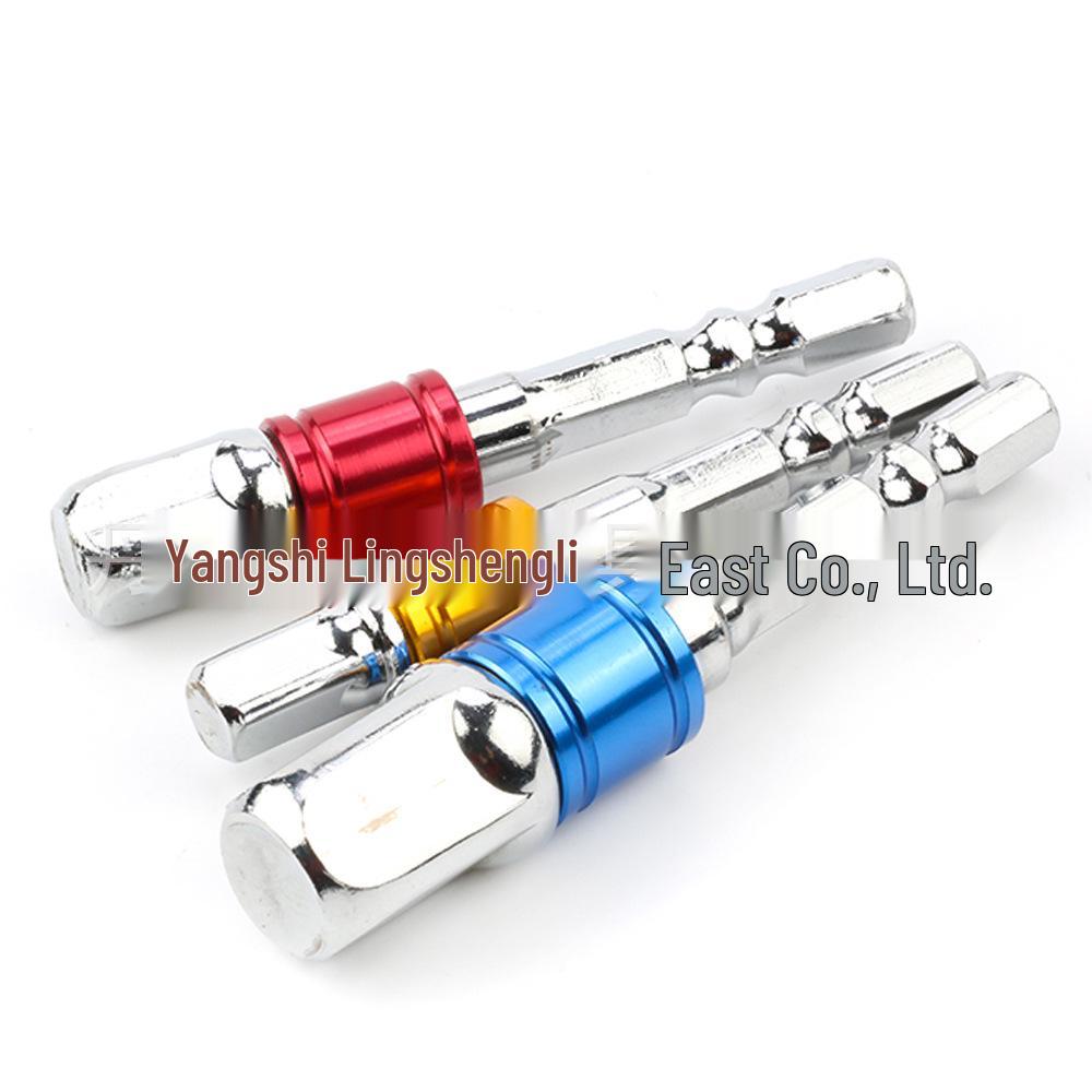 3-Piece Hex Socket Impact Wrench Adapter Set (1/2", 3/8", 1/4") for Electric Screwdriver