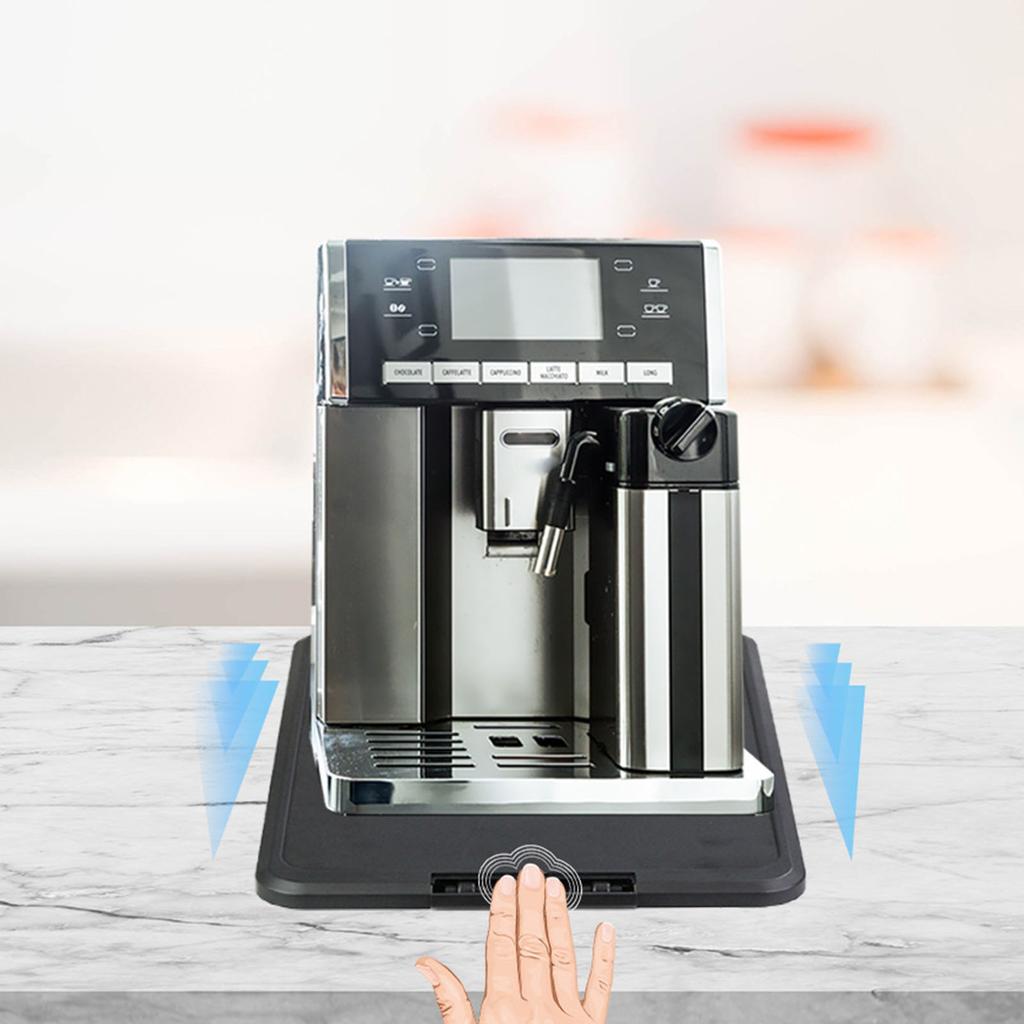Sliding Coffee Maker Tray Mat, Blender Toaster, Kitchen Appliances, Countertop Storage, Moving Slider, Accessories Pad