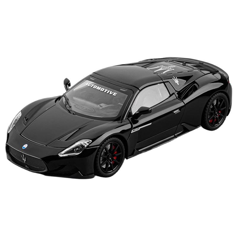 1/24 Alloy Die-cast Maserati MC20 Sports Car Model, Children's Toy Car with Sound and Light, Boys' Birthday Gift, Desktop Decoration