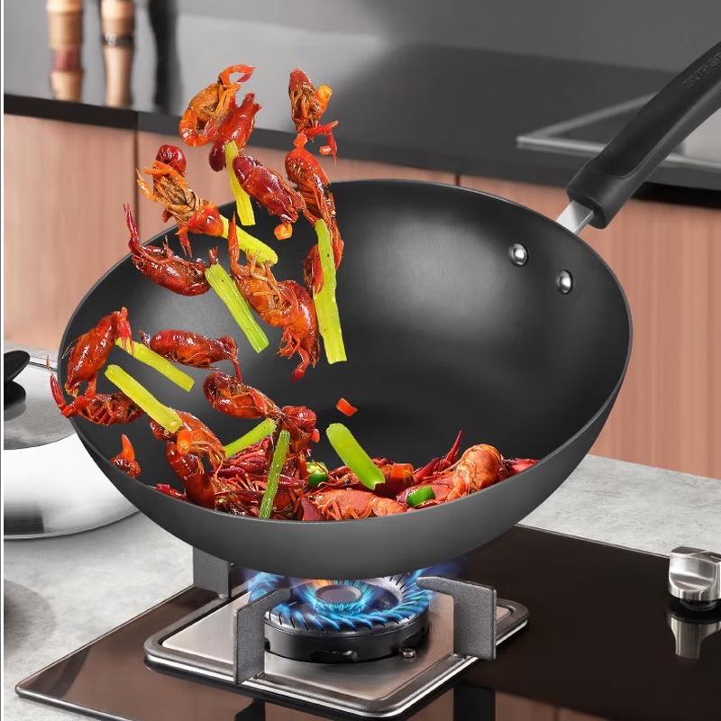Supor Ancient Cast Series Cast Iron Non-Rust Wok