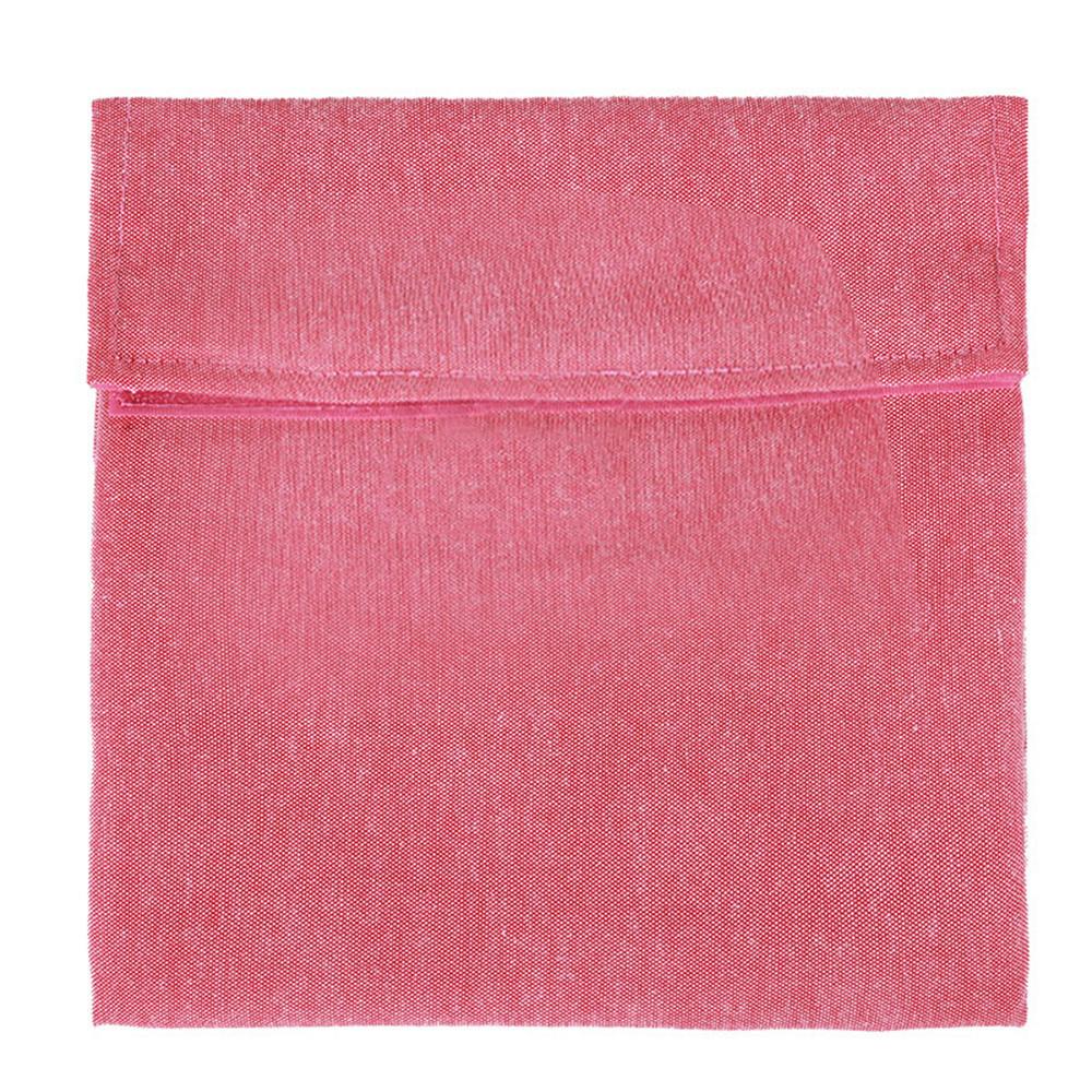 

Reusable Snack Sandwich Bag Washable Lunch Bag Multifunctional Fruit Storage Pouch Container For Parent-child School Work Travel красный