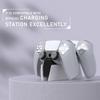 Kontroler PlayVital Pure Series PS5 kompatybilny z silikonowym, ochronnym, miękkim gumowym uchwytem kontrolera PS5 z 6 gałkami do gry na kciukach, można używać na