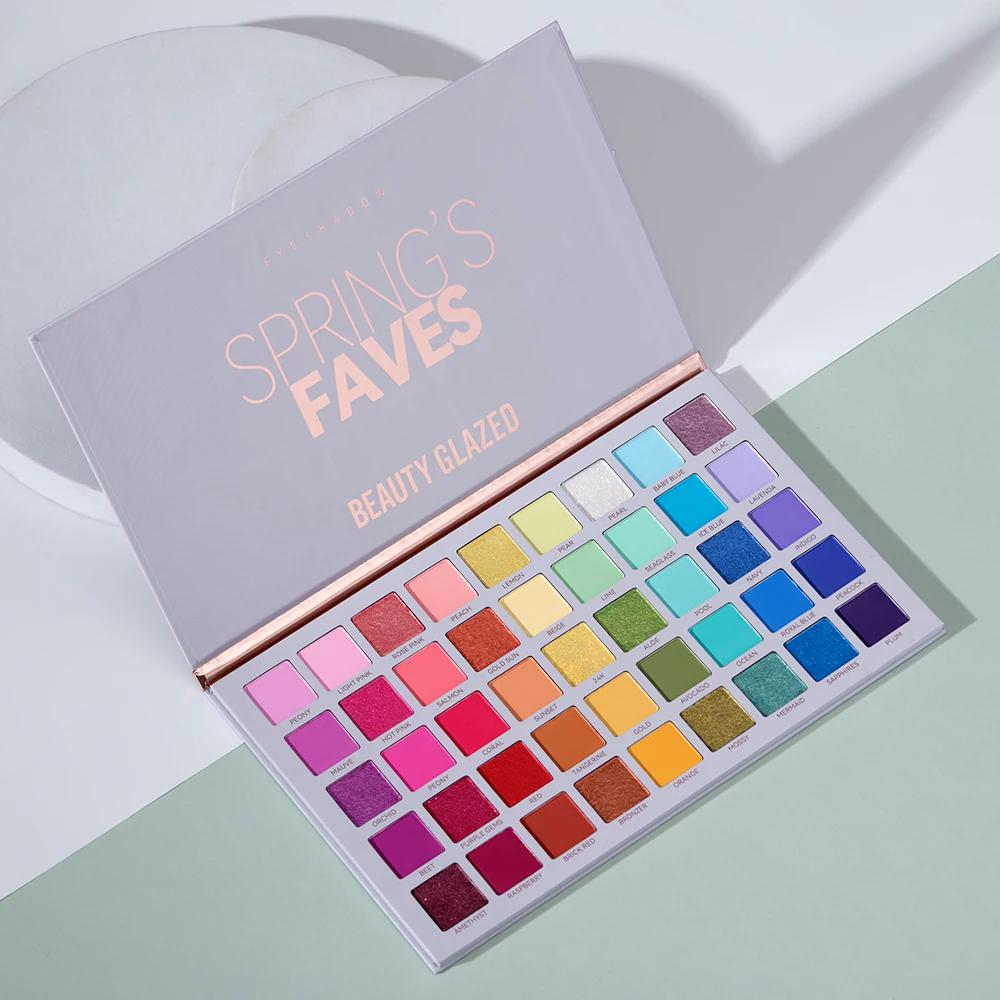 Authentic Beautyglazed 68-Color Eyeshadow Palette for Cos Stage Makeup, Makeup Artist's Special Matte and Pearlescent Makeup Palette