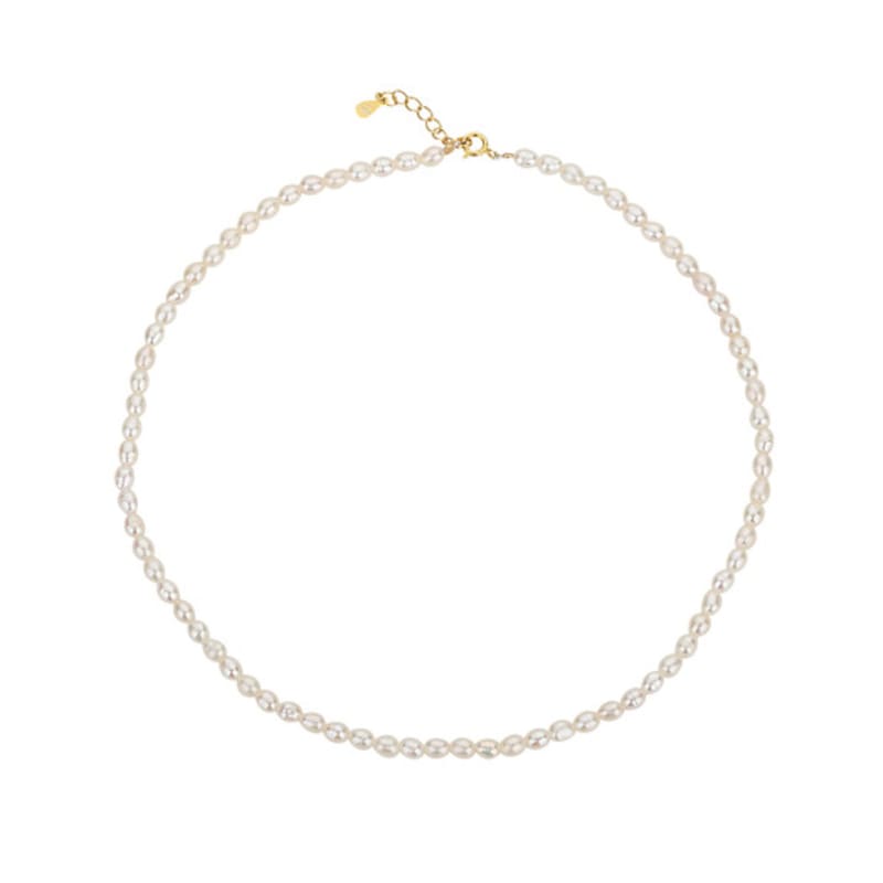 Charmy 18k Gold Plated Short Pearl-necklace