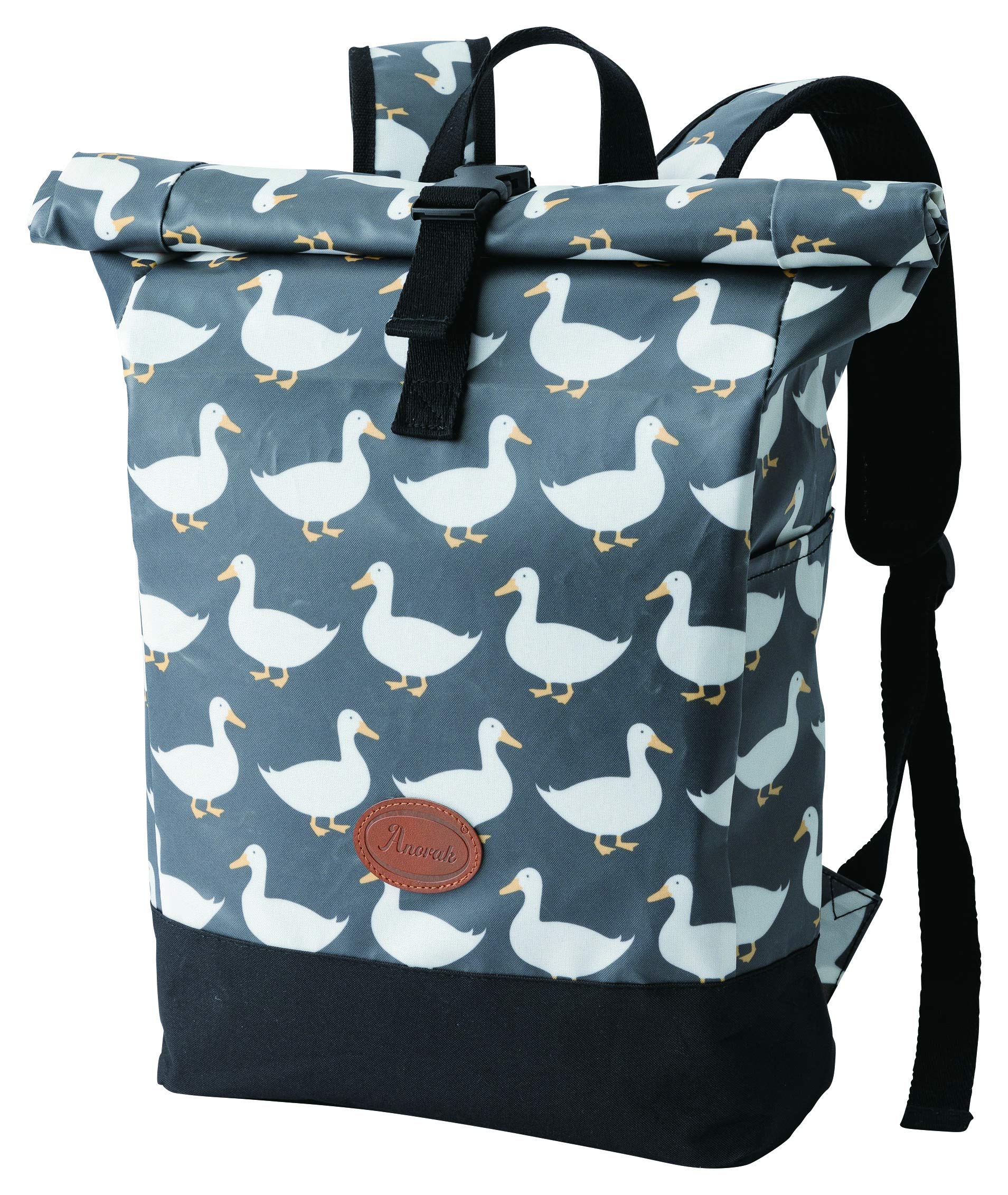 

Рюкзак-анорак Marushin Roll-Top, В44 x Ш25.5 x Г12см, Плюшевые утята, с износостойким и водонепроницаемым виниловым покрытием, номер продукта 6025006000