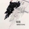 British Style Handmade Shoulder Jewelry Tassel Rhinestones Epaulettes Clothing Accessories Epaulet Shoulder Brooches