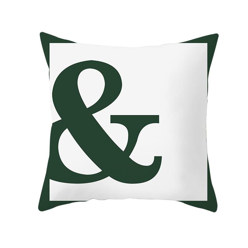 New Green Geometric Pillowcase Houndstooth Lattice Antler Plaid Sleeping Pillow Cover