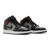 Air Jordan 1 Mid GS Shadow Kids Sneakers Grey Black Particle-Grey 554725-096