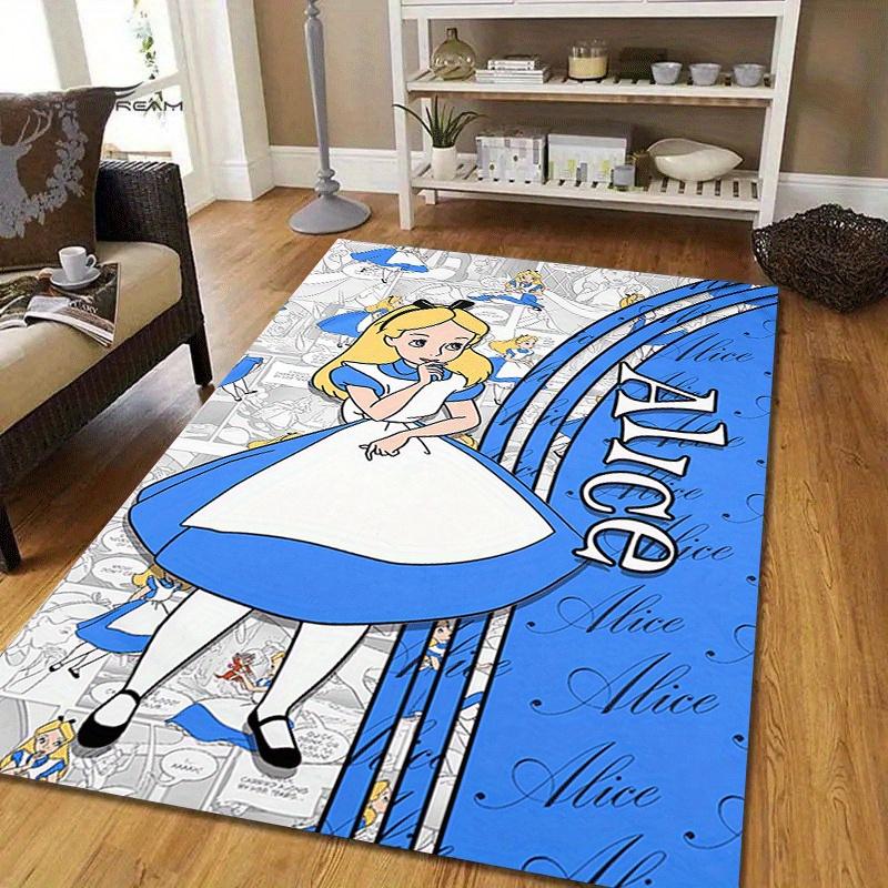 1pcAlice Carpet Area Rug, Bedroom, and Playroom - Durable, Stain-Resistant, and Easy To Clean, Living Room, Laundry Room, Home Decor, Christ