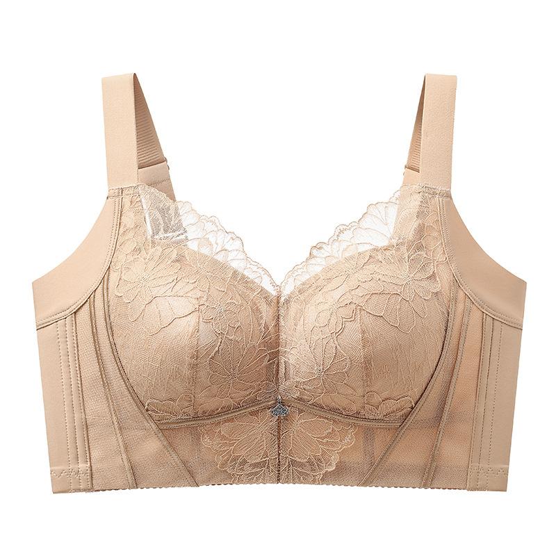 

Женское тонкое бесшовное бюстье с регулируемыми бретелями, полная чашка, мягкая поддержка, предотвращающий провисание, пуш-ап 42/95D хаки