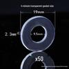 4-Minute Shower Head & Hose Kit: Flat/Round Washers, Silicone Gasket Accessories