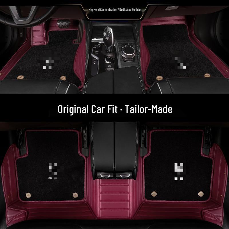 Compatible Floor Mats: Fully Enclosed Carpet Style for Hongqi HS5, H5, H9, HS7, H7, EQM5, EHS3, EHS9