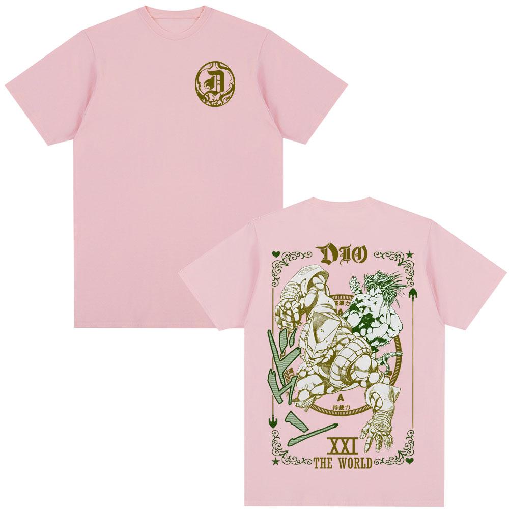 2026 Anime Jojo Bizarre Adventure Tshirt Dio Brando Jotaro Kujo Unisexga Graphic Parentchild Tshirts Unisex Women Cotton T Shirts