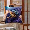 Cartoon R-Ratchet N C-Clank Maple Design Cushion Cover Happy Autumn Harvest Decor Holiday Decorati Pillow Cover