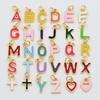 Colorful Dopamine Letter Pendants: 26 English Letters DIY Necklace Accessories