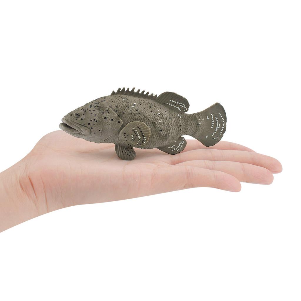 Simulare Viață Marină, Jucărie Model Pește, Pește Undițar, Pește Broască, Merou, Ornament Animal Lumea Subacvatică